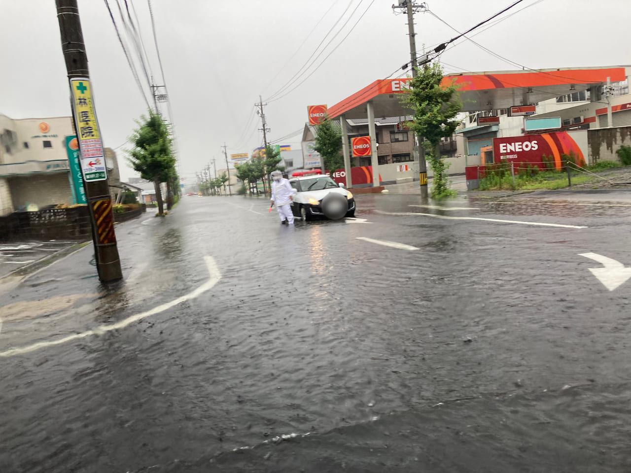 鈴鹿市 7月3日 日 昼の豪雨で大変なことに 道路が冠水していました 号外net 鈴鹿市 亀山市